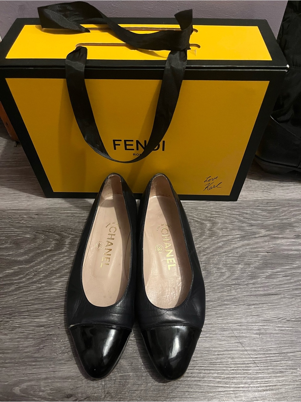 Fashion Cap-Toe Ballet Flats